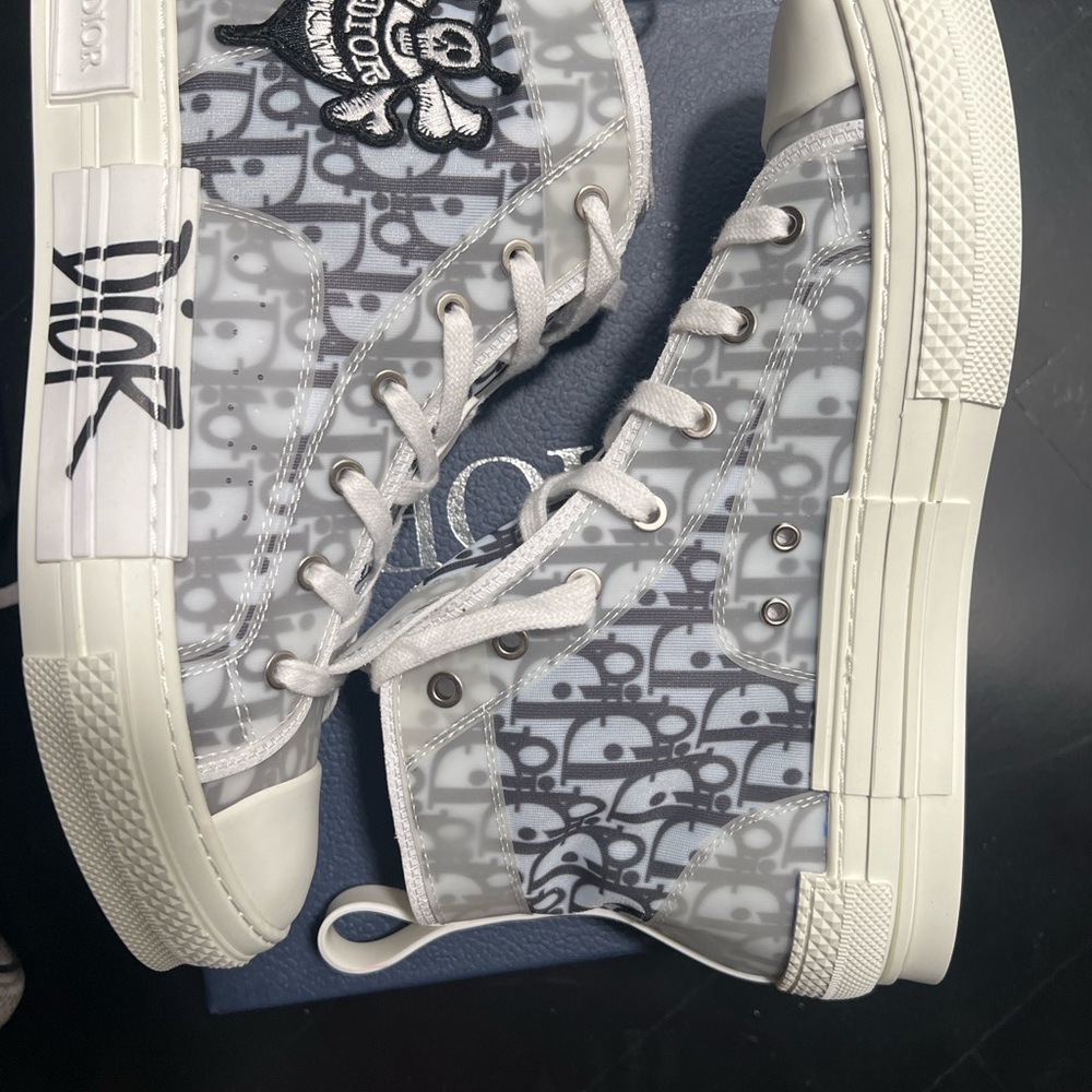 Dior Gray Canvas Sneakers - Picture 5 of 7